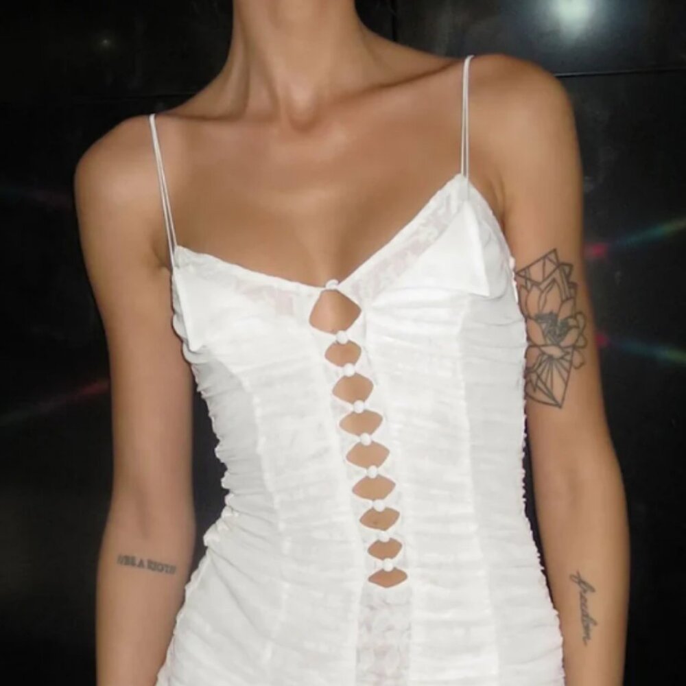 [I.AM.GIA] AVELINE DRESS - WHITE - XS / WHITE